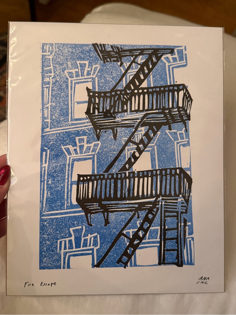 Inciardi Fire Escape Print